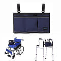 Dark Blue Wheelchair Side Bag with Phone Holder X5610