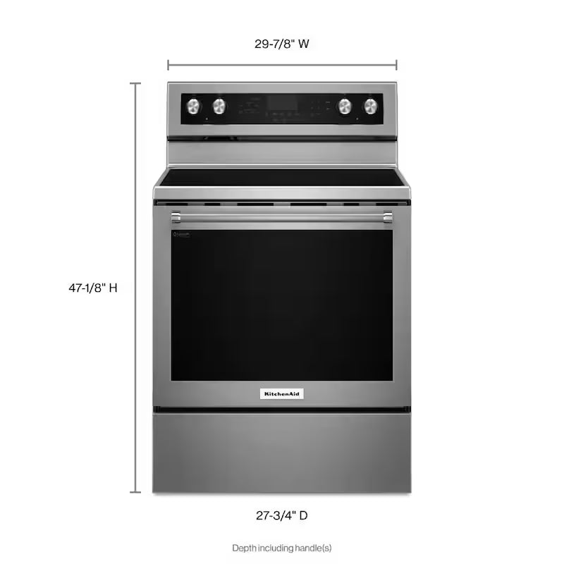 6.4 cu. ft. Electric Range with Self-Cleaning Convection Oven in Stainless Steel N67669