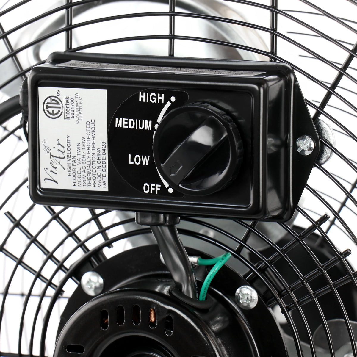 20 Inch 3 Speed Metal Floor Fan J299335