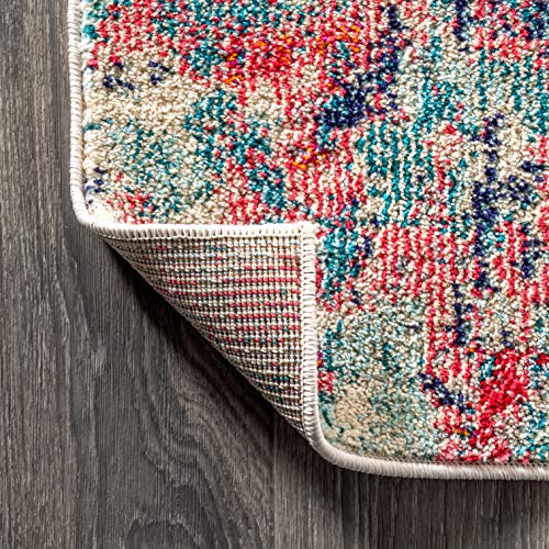 Blue/Red 8 ft. x 10 ft. Area Rug H94431
