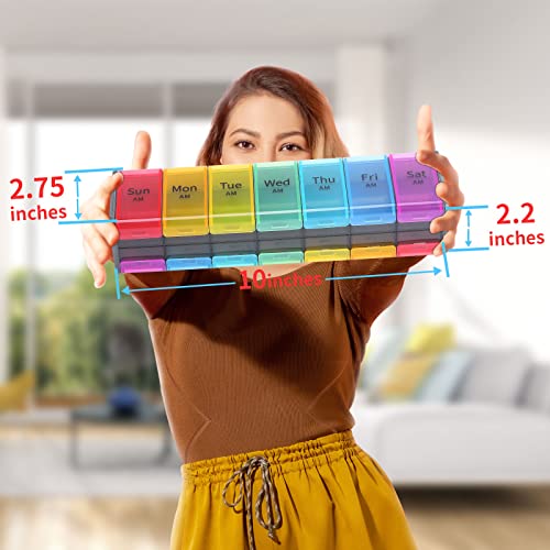 XL 7 Day Pill Organizer 2 Times a Day H985