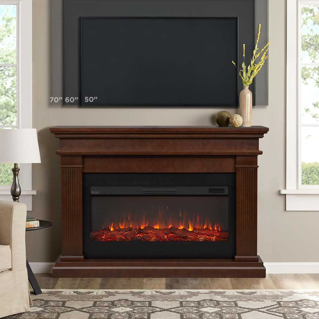 59" Electric Fireplace with Mantel M72165