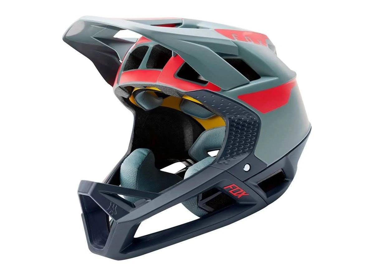Bright Red Fox Racing Proframe Helmet X6441