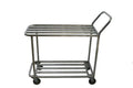 Welded T-Bar Aluminum Utility Carts with 2 Tier G1793