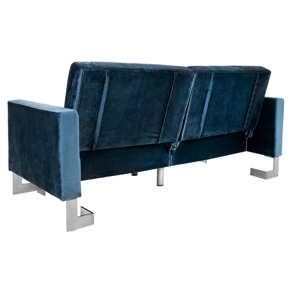 Navy Foldable Sofa Bed F761600
