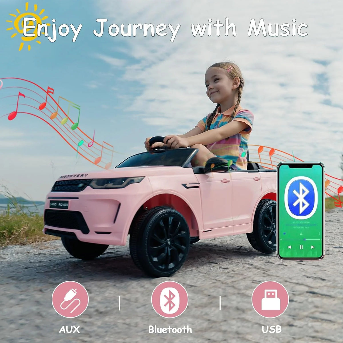 12V Lithium Battery Powered Kids Ride on Car with Parent Control N415987