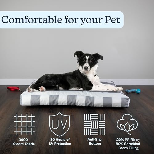 Indoor/Outdoor Dog Bed with Removable Washable Cover B433110