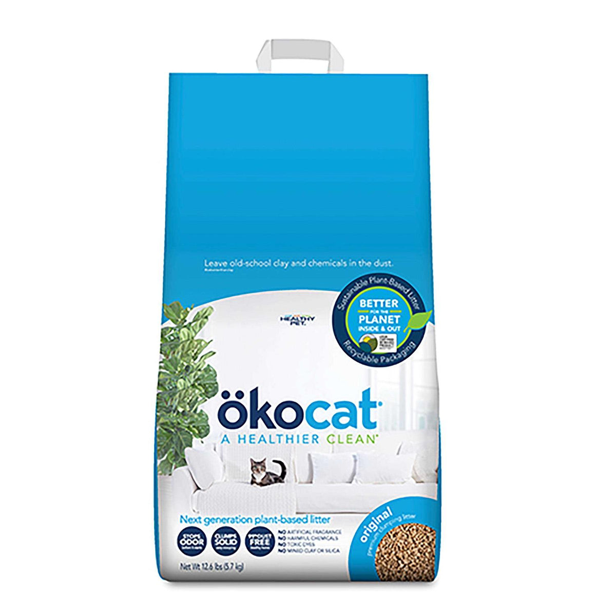 Natural Wood Clumping Cat Litter L334414