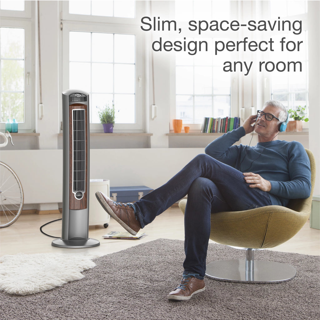 42 Tower Fan with Ionizer, Timer and Remote Y128246