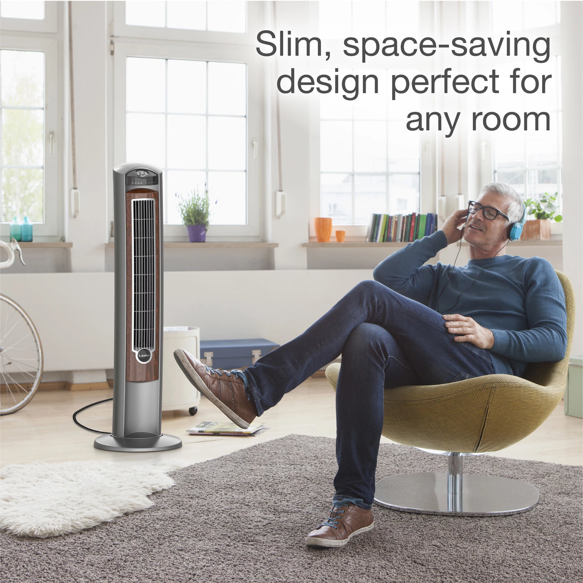 42 Tower Fan with Ionizer, Timer and Remote Y128246