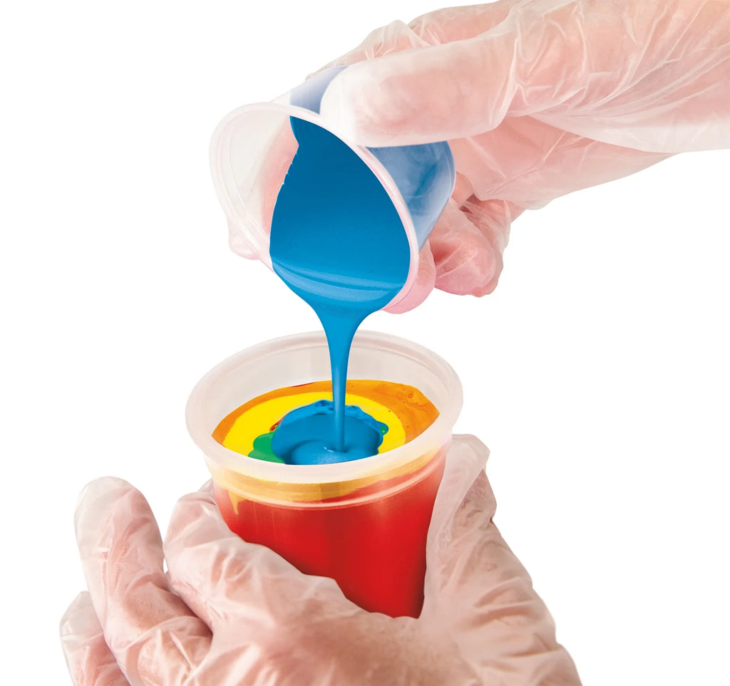 Rainbow Twist Acrylic Paint Pouring Art Activity Kit K20313
