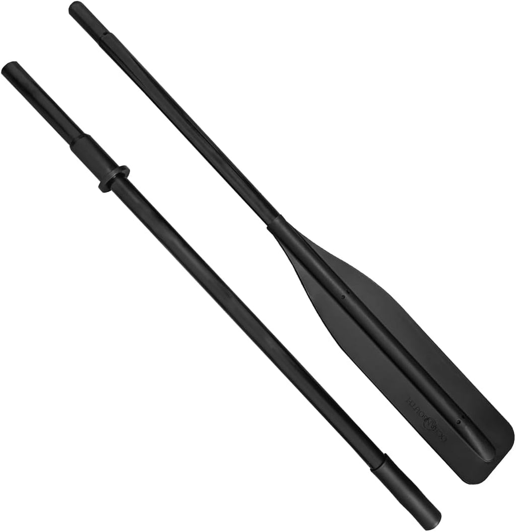 Flat Blade Boat Oars With Oar Sleeves 2 Pieces Detachable R883577