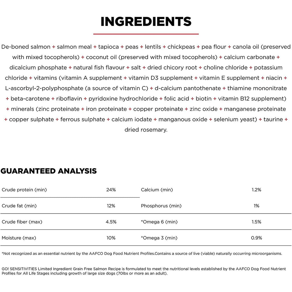 Grain Free Salmon Recipe Dry Dog Food B457787