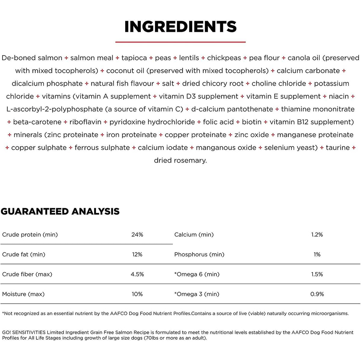 Grain Free Salmon Recipe Dry Dog Food B457787
