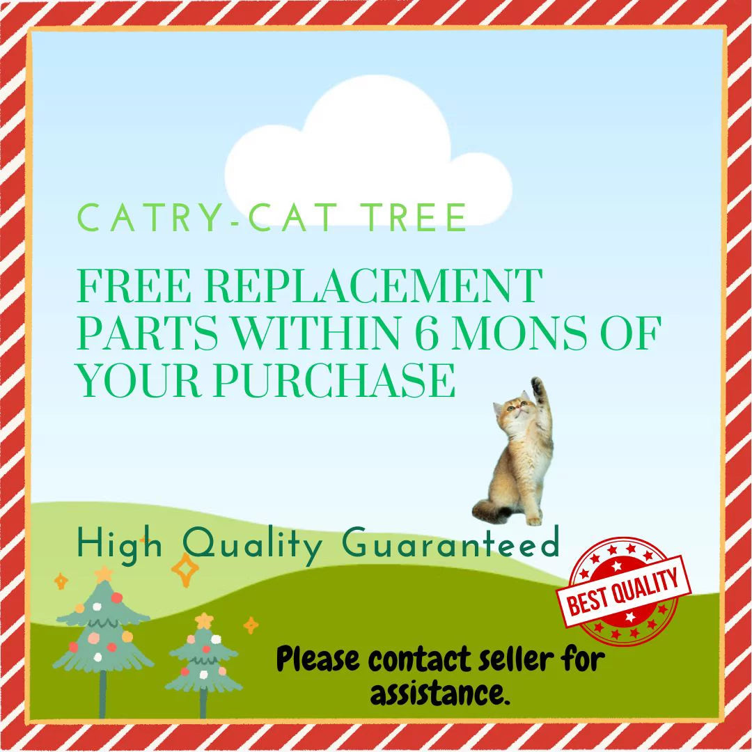 Natural Blossom Flower Woven Tree Branches Large Cat Tree 6-Level Cat Tower with Hammock Foam-Padded Perches Basket Y5236