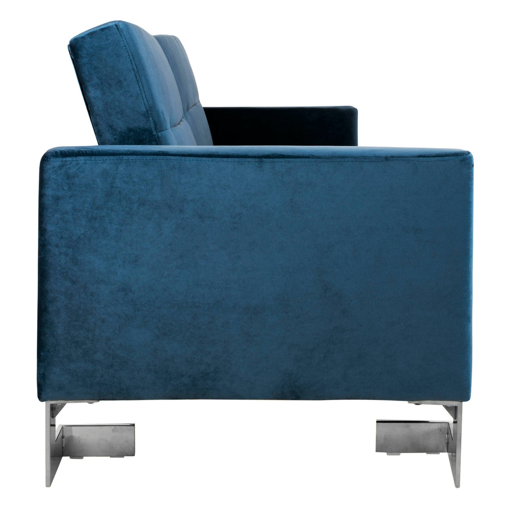 Navy Foldable Sofa Bed F761600