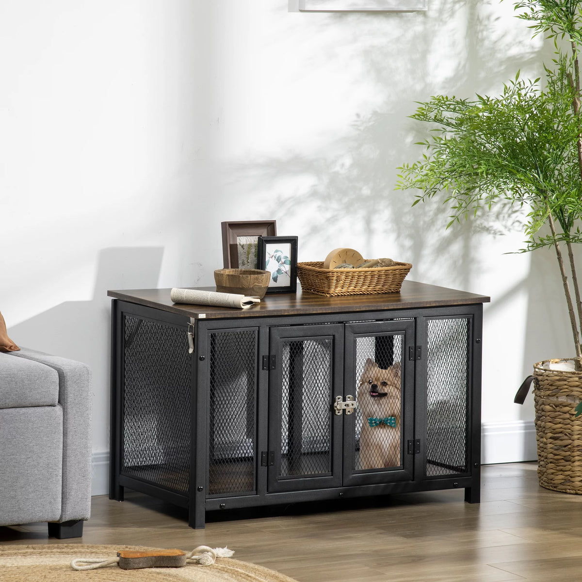 Furniture Style Dog Crate with Openable Top W3082