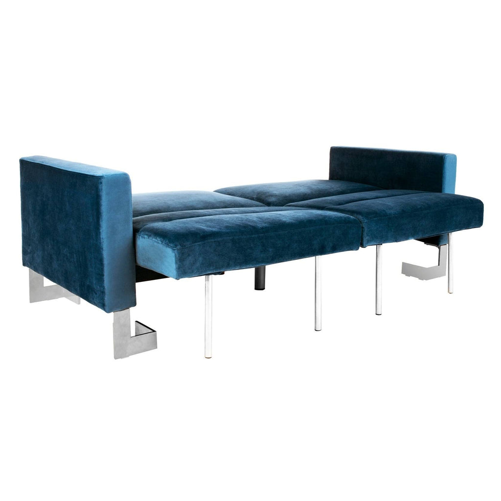 Navy Foldable Sofa Bed F761600