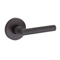 Passage Tube Lever with Round Rose Venetian Bronze T22027