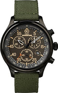 Brown Strap Black Dial Gunmetal Case 43mm Watch S3424