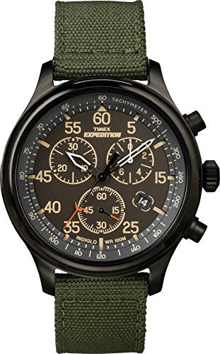 Brown Strap Black Dial Gunmetal Case 43mm Watch S3424