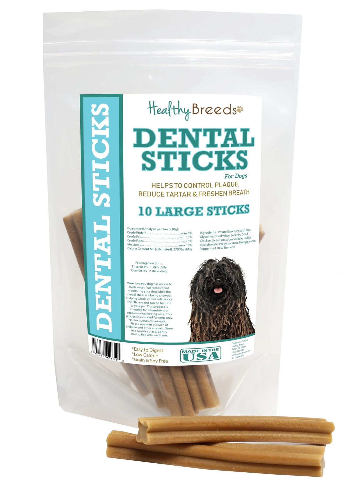 Large Dental Sticks 10 Count D7281