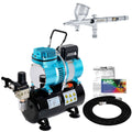 0.2 Dual-Action Gravity Airbrush Kit with Tank Air Compressor Z2791