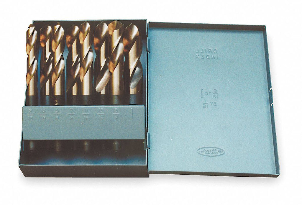 8 Pc Cobalt Reduced Shank Drill Set Q439050