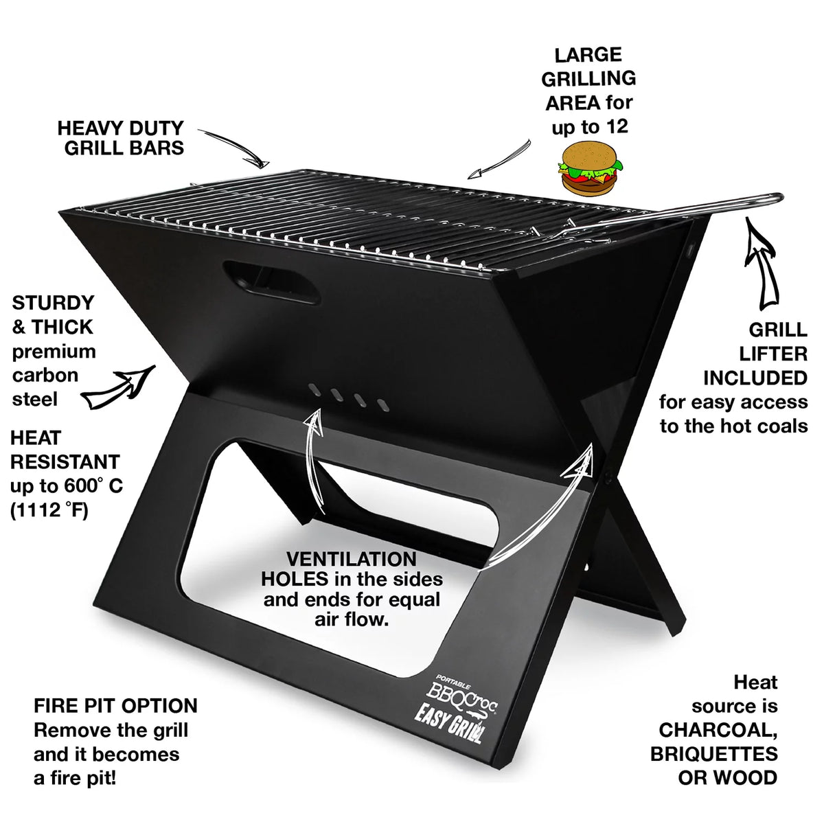 Portable Folding Grill H465653