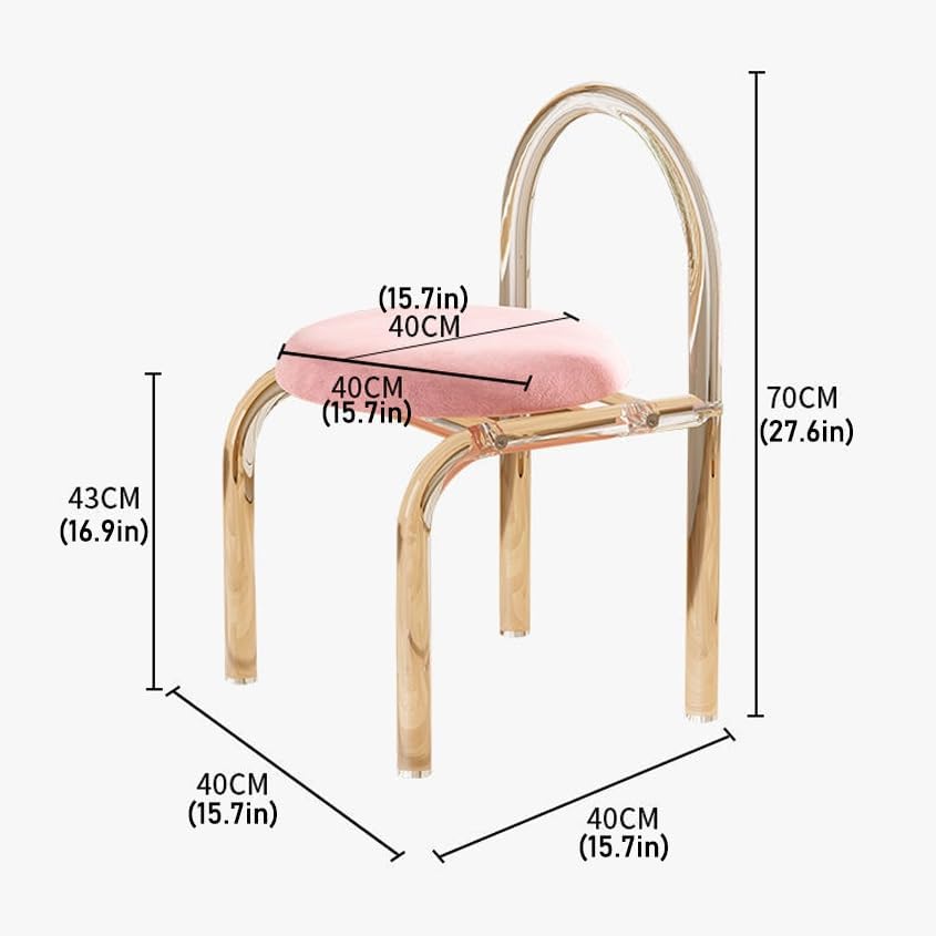 Grey Acrylic Dining Chair P54369