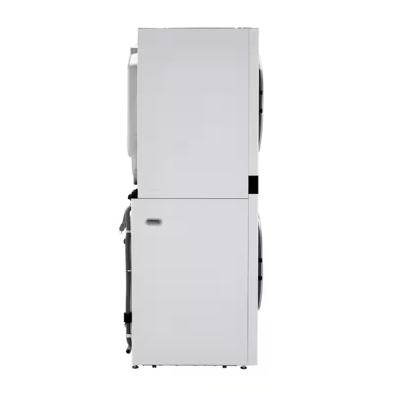 4.5 Cu.Ft. Front Load Washer & 7.4 Cu.Ft. Gas Dryer in White E895439