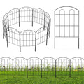 Coated Metal RustProof Folding Garden Fence D57140