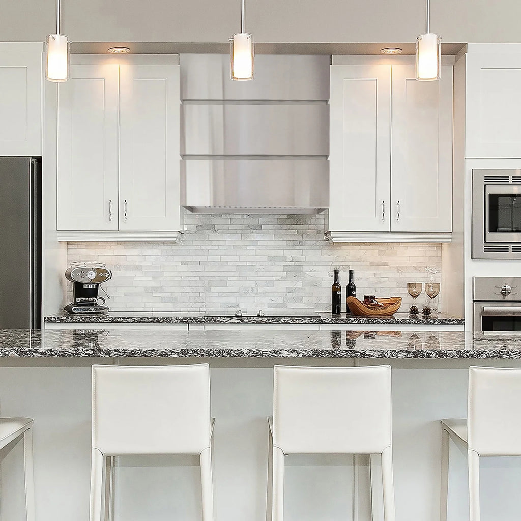36" Brushed Stainless Steel Wall Mount Range Hood F306