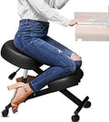 Height Adjustable Kneeling Chair with Foam Cushions and Casters X226976