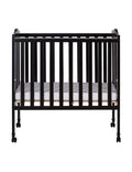Black 2 in 1 Lightweight Folding Portable Crib E3453