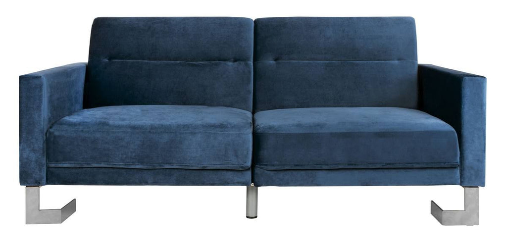 Navy Foldable Sofa Bed F761600
