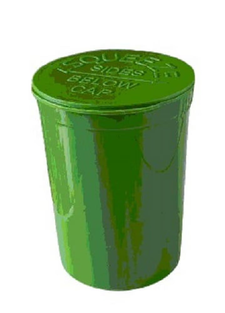 150 Pc Green 30 Dram Pop Top Vial Child Resistant Cap Rx Vial C95356