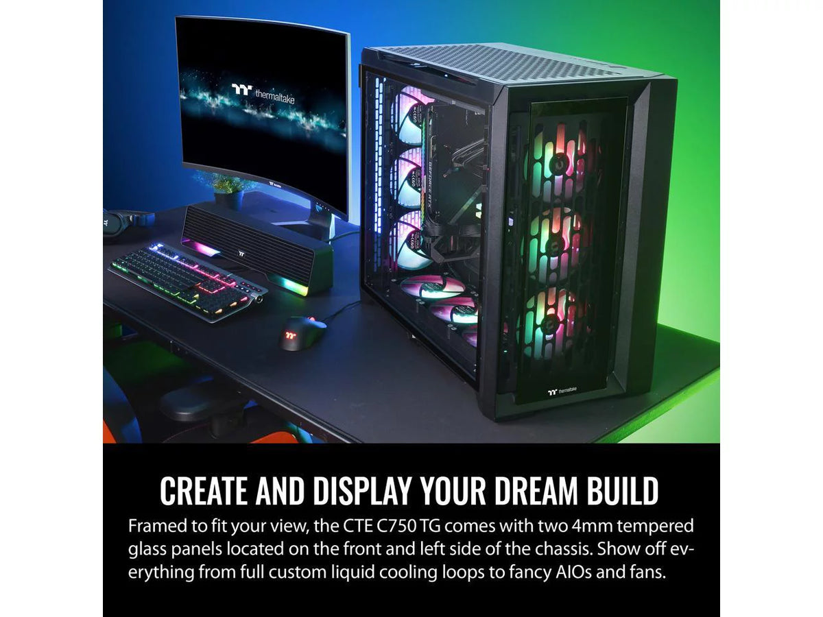 Full Tower with Tempered Glass Front & Side Panel H36942