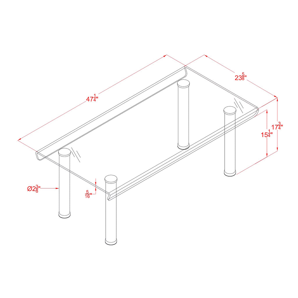 Glass Top Coffee Table N83686