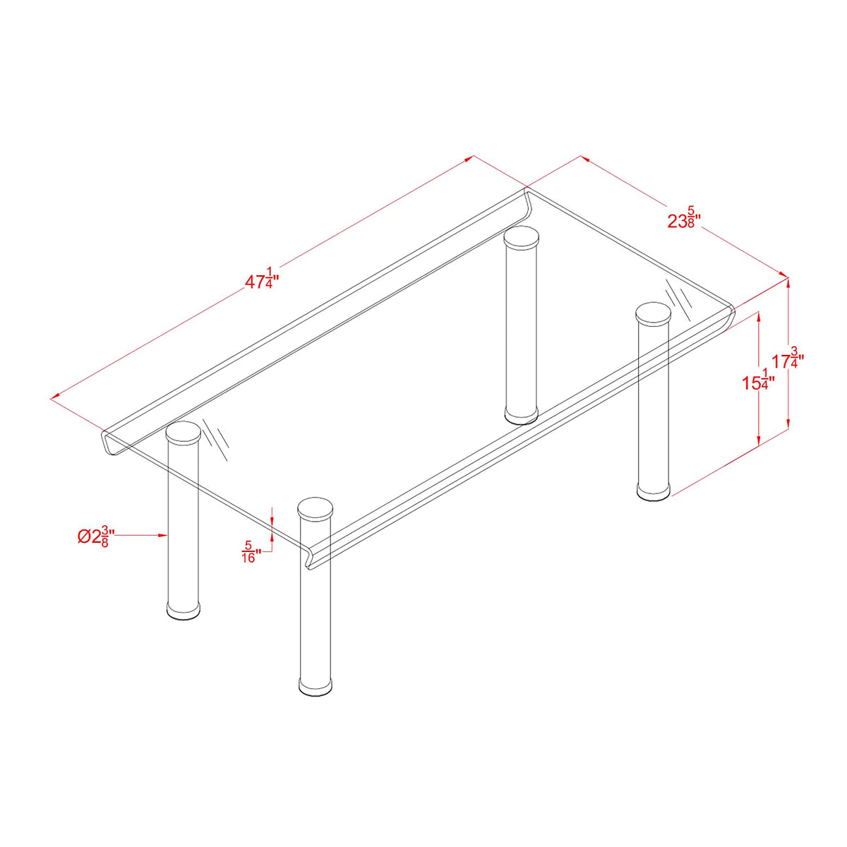 Glass Top Coffee Table N83686