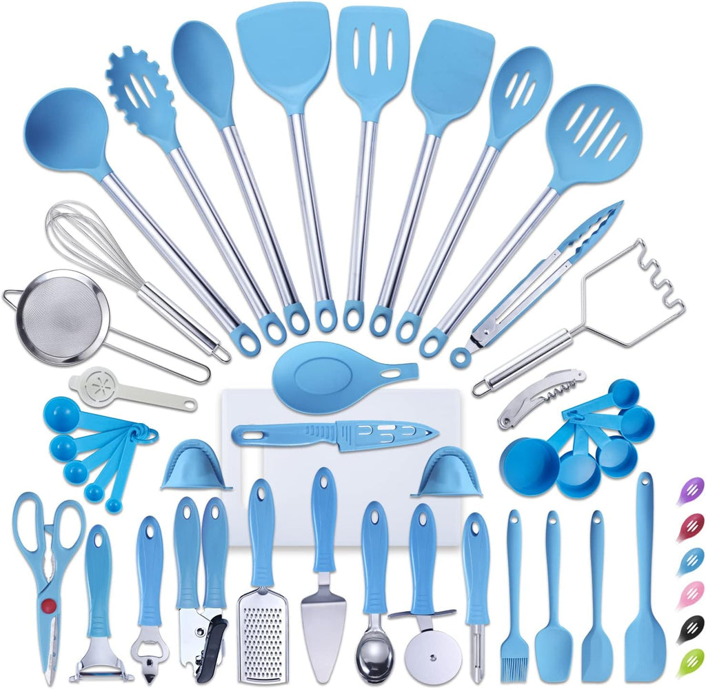 42Pcs Nylon Non-Stick Cooking Utensils Set W28982