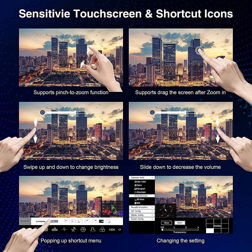 5.5 inch Touch Screen Camera Field Monitor I7414