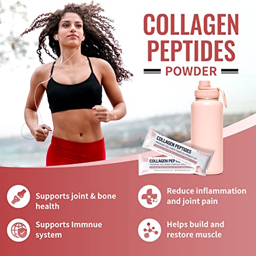 Multi Collagen Peptides Powder Type I II III V X Hydrolyzed Collagen Peptides with Prebiotics Sugar-Free Non-GMO Q7503