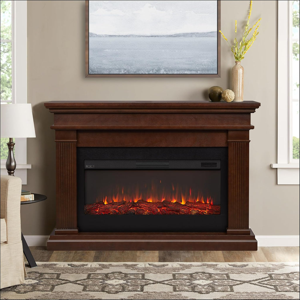 59" Electric Fireplace with Mantel M72165