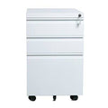 3-Drawer Mobile Metal File Cabinet with Keys R999
