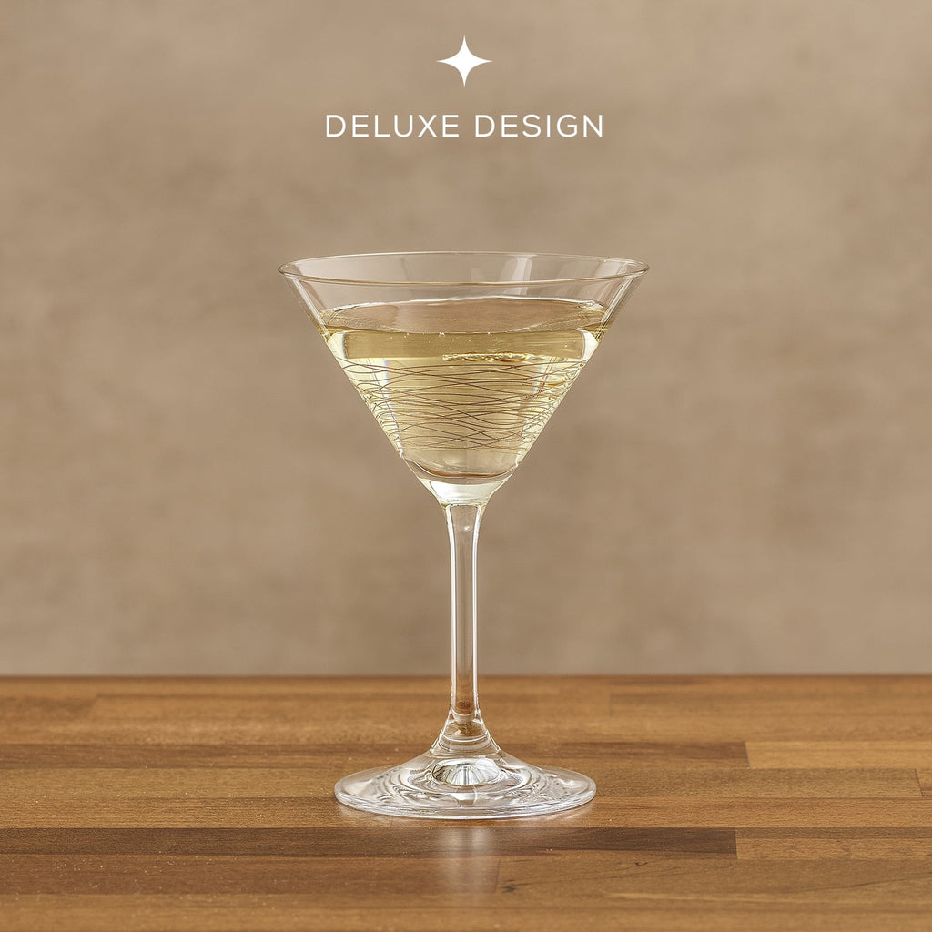 Crystal Stemmed Martini Glasses Set of 2 H356650