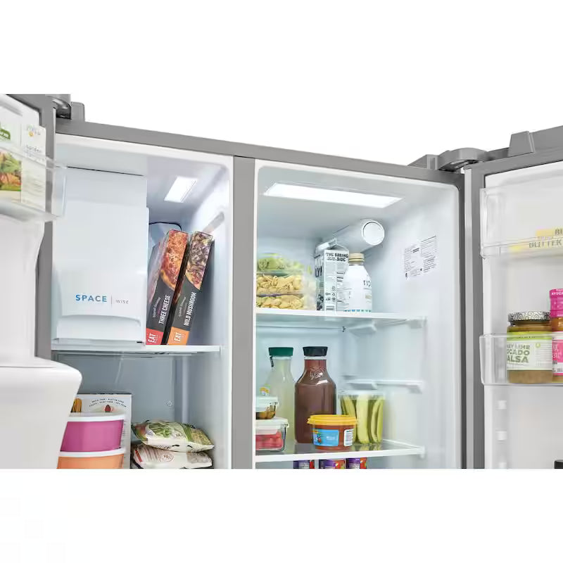 Counter Depth Side-by-Side Refrigerator in Stainless Steel W614