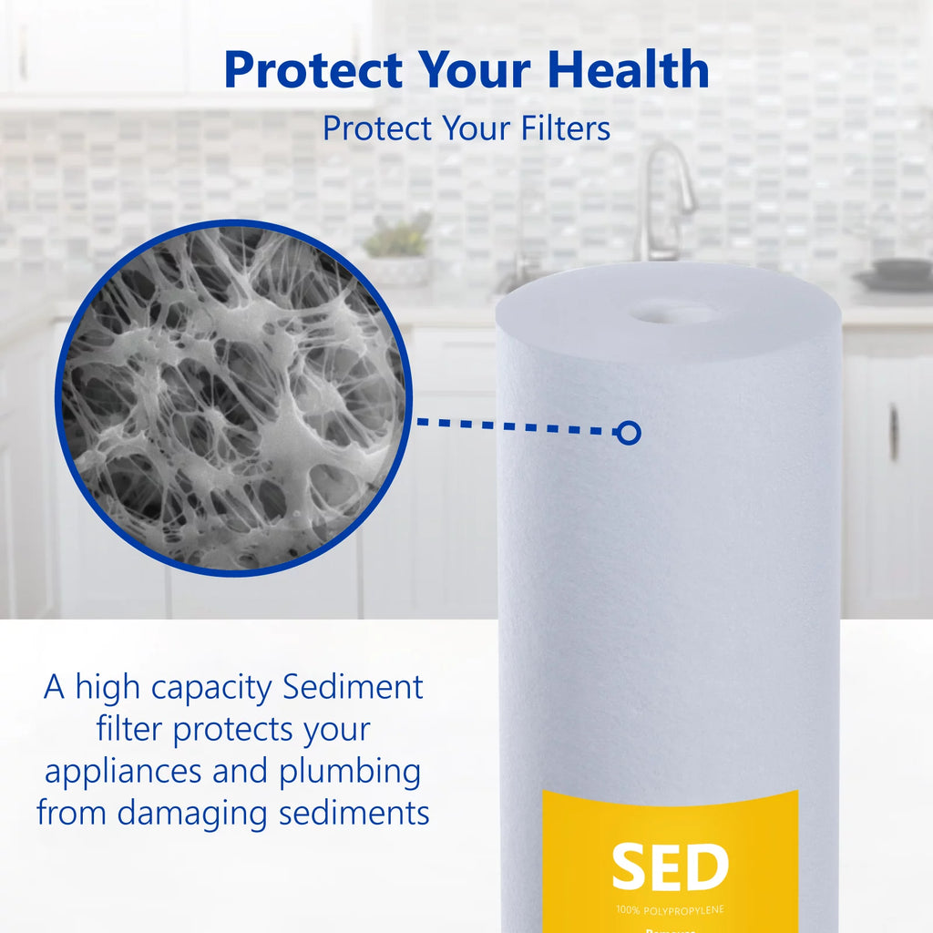 10 Pack 5 Micron Sediment Water Filter W248