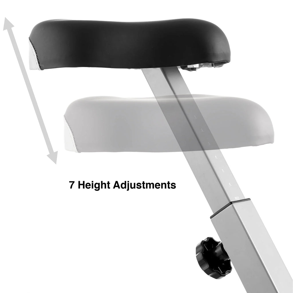 Folding Upright Stationary Exercise Bike with Magnetic Resistance L520