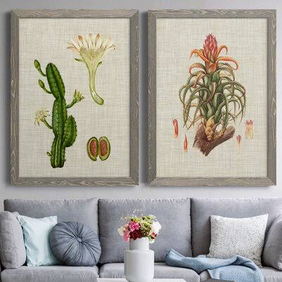Gray Framed Canvas Print D345287